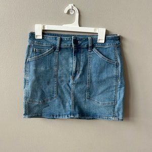 American Eagle Hi-Rise Mini Jean Skirt, Size 8